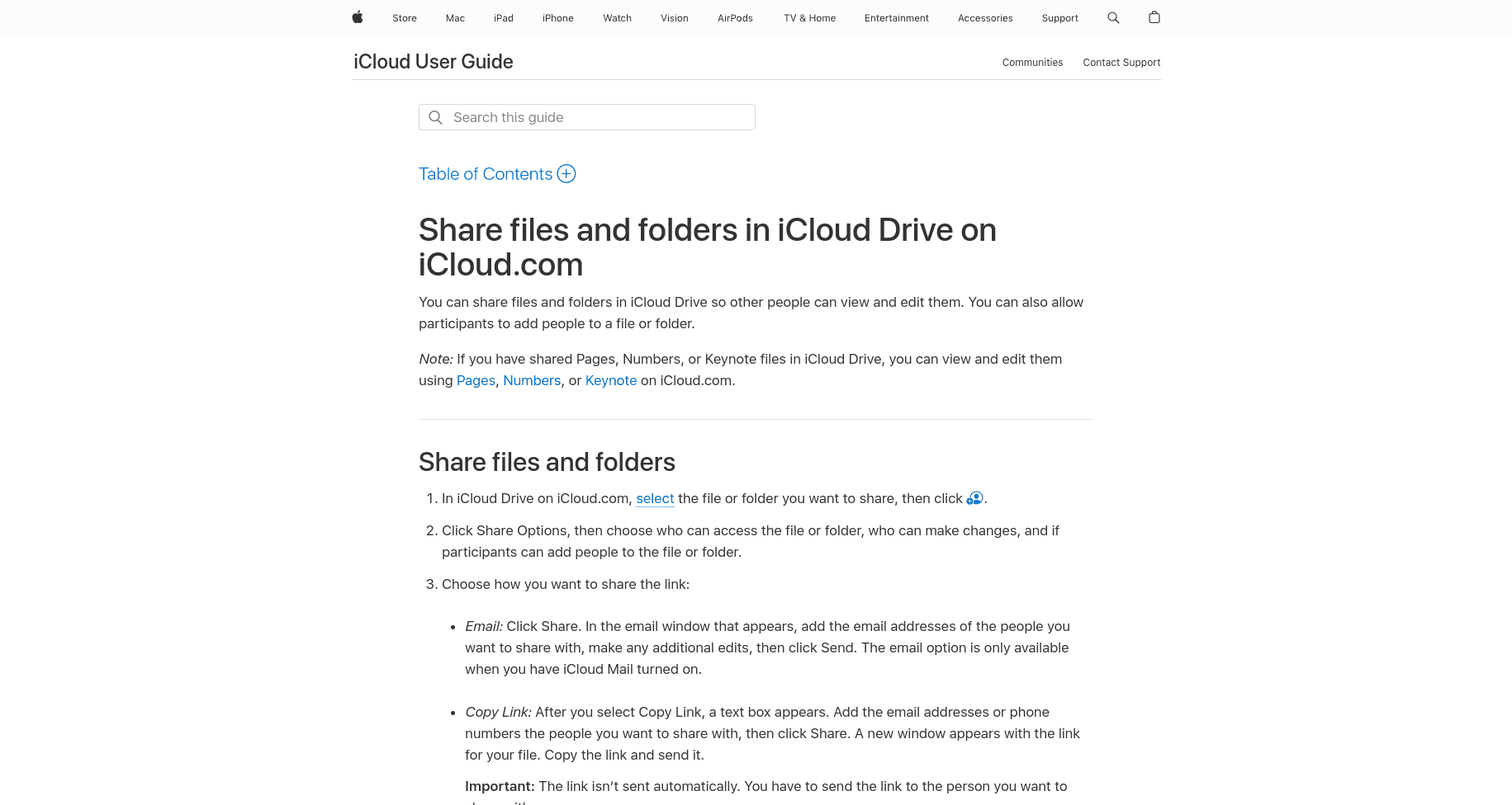 iCloud Drive Screenshot